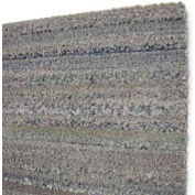 Dura-Tile Rolls, Chenille Finish 12"W X 25'L, 3/8" H, Charcoal Grey Earthtone