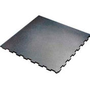Pawlings Pro-Tek® Protect-O-Pad Corner Tile w/Bevel Edg, 1/2" Thk , 23"x 23", Blk W/Red Flecks - Pkg Qty 16
