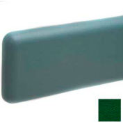 Wall Guard W/Rounded Top & Bottom Edges, Rec. Plastic Clip Retainer System, 6"H x 12'L, Hunter GN
