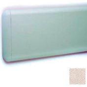 Wall Guard W/Rounded Top & Bottom Edges, Aluminum Retainer, 7-3/4"H x 12'L, Beige Desert