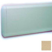 Mur de garde W/arrondie Top & bords inférieurs, système de fixation Clip en plastique, 7-3/4" H x 12' L, Woodlands