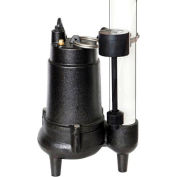 Power-Flo 3/4HP Automatic Sewage Pump 115V 2" Discharge Vertical Float Switch 10' Cord