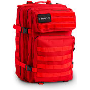 Pak Company Grizzly Backpack, Red, 19-45/64"W x 11-13/16"D x 11-13/16"H, 45L
