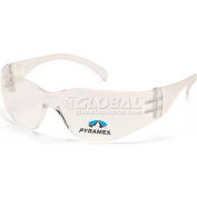 Intruder™ Safety Glasses Clear + 2.5 Lens , Clear Frame
