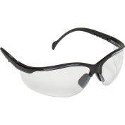 V2 Readers® Safety Glasses Clear +1.5 Lens , Black Frame