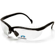Lecteurs V2® Lunettes de sécurité Clear +3 Lens , Black Frame