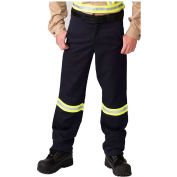 Pantalon de travail lourd Big Bill, matériau réfléchissant, résistant aux flammes, 34W x 32L, Marine
