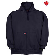 Big Bill Hooded Fleece Sweater 14,25 oz, Résistant aux flammes, 2XL, Marine