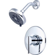 Olympia i2v T-2387 Kit de garniture de douche à levier unique uniquement chromé poli