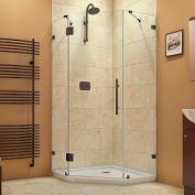 DreamLine SHEN-2240400-06 PrismLux à charnières cabine de douche, Bronze, 40-3/8 "x 40-3/8" x 72"