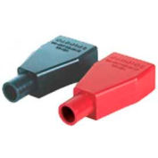 Quick Cable 5773-025R Red Straight Clamp Terminal Protectors, 3/0 & 4/0 Gauge, 25 Pcs