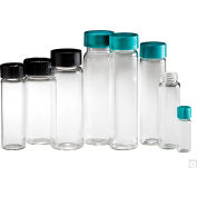 Qorpak® 27,75 x 95mm 10 dram Clear Borosilicate Vial with 24-414 Neck Finish, Vial Only, 72PK