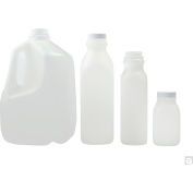 Qorpak® 8oz Natural HDPE Dairy Jug avec 38-400 Neck Finish, Jug Only, 500PK