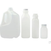 Qorpak® 64oz Natural HDPE Dairy Jug with 38-400 Neck Finish, Jug Only, 108PK