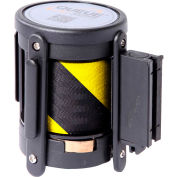 Replacement Cassette For QueuePro 300, SafetyPro 300&WeatherMaster 300 Belt Barrier,16' Blk/Ylw Belt