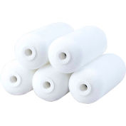 RollerLite 4" Rounded Foam Mini Roller Covers, 5/Pack 10/Case - 4FOAMQ-5