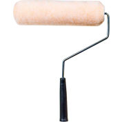 RollerLite 9" x 1/2" 100% Polyester Roller Cover with a Rod and Cap Frame, 24/Case - 9AP050-RCAP