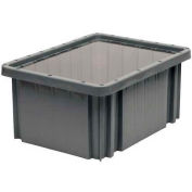 Global Industrial Clear Dust Cover Inlays For 10-7/8"Lx8-14"W Dividable Grid Containers - Pkg Qty 10