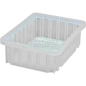 Global Industrial Clear-View Dividable Grid Container DG91035CL - 10-7/8 x 8-1/4 x 3-1/2 - Pkg Qty 20
