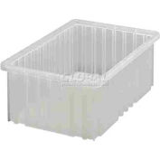 Global Industrial Clear-View Dividable Grid Container DG92060CL - 16-1/2 x 10-7/8 x 6 - Pkg Qty 8