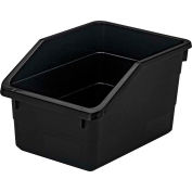 Plastic Heavy Duty Nesting Storage Shelf Bin NPB1076BK 7-1/2"W x 10-1/4"D x 6"H Noir, qté par paquet : 20