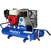 Quincy PAT38 Portable Gas Air Compressor w/ Honda GX Engine, 5.5 HP, 8 Gallon, Wheelbarrow