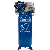 Quincy QT-54; Two-Stage Air Compressor, 5 HP, 60 Gallon, Vertical, 230V-1-Phase