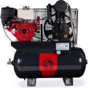 Compresseur d’air pneumatique à deux étages Chicago avec moteur Honda, 13 HP, capacité de 30 gallons