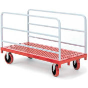 Raymond produits 3911 HD panneau/feuille Mover 8" Poly calme roulettes, 2 fixé & pivotant, 4 montants