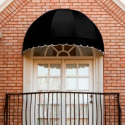 Awntech RB6-K, Window/Entry Awning 6' 4-1/2"W x 3' 2-1/4"D x 3' 9-1/4"H Black