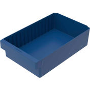 Akro-Mils nbe Akrodrawer 31118 - 11-5/8" W x 17-5/8 « D x 4-5/8 » H, bleu, qté par paquet : 4