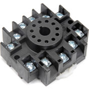 Relay and Control RC-123 Relay Socket, 300V @ 10 Amps, Din Rail Mountable