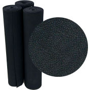 Rubber-Cal "Tuff-n-Lastic" Rubber Runner Mat - 1/8 in x 48 in x 7 ft Rolled Rubber Flooring - Black