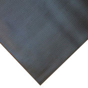 Goodyear "Fine-Ribbed" Rubber Flooring --  3.5mm x 36" x 25ft - Black