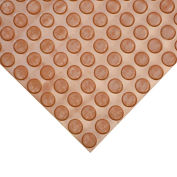 Goodyear Coin-Pattern Rubber Flooring -- 3,5mm x 36 » x 10ft - Marron