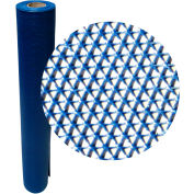 Rubber-Cal « S-Grip » PVC Runner - 3/16 po x 4 pi x 10 pi - Bleu