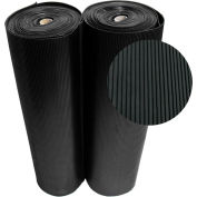 Ramp-Cleat Non-Slip Outdoor Rubber Mat 1/8" Thick 3' x 20' Black