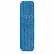 Rubbermaid® HYGEN™ 18" Microfiber Wet Pad, Blue - Pkg Qty 12