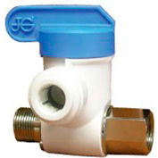 John Guest 3/8'' Polypropylène Angle Stop Push-Fit Adapter Valve