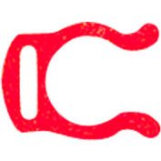 John Guest 1/4 Tube Red Plastic Locking Clip - Pack de 100