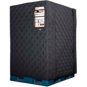 RefrigiWear RW Protect Insulated Pallet Cover, 48"L x 40"W x 60"H, Black