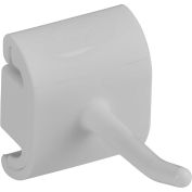 Vikan Hygienic Wall Bracket, Single Hook Module, White, Polypropylene/Polyamide