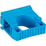 Vikan Hygienic Wall Bracket, Grip Band Module, Blue, Polypropylene/TPE Rubber/Polyamide