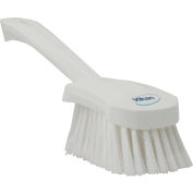 Vikan 41945 Brosse à laver à poignée courte- Soft/Split, Blanc