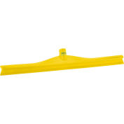 Vikan 71606 24" Single Blade Ultra Hygiene Squeegee, Yellow