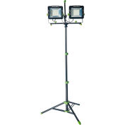 PowerSmith 20 000 Lumen Dual Head LED Lampe de travail avec trépied en métal