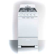 Summit-Range, Gas, 4 Burners, 2.3 Cu. Ft., Spark Start, White, 23.5" x 19.5" x 42"