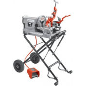 Modèle des Machines à fileter secteur Kit Compact 300, RIDGID 67182 w / Stand de roue pliante 250