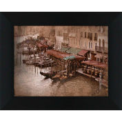 Crystal Art Gallery - Gondolas 1 - 20"W x 16"H, Straight Fit Framed