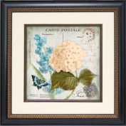 Crystal Art Gallery - Flower Postcard 2 - 19-3/4"W x 19-3/4"H, Single Mat Fillet